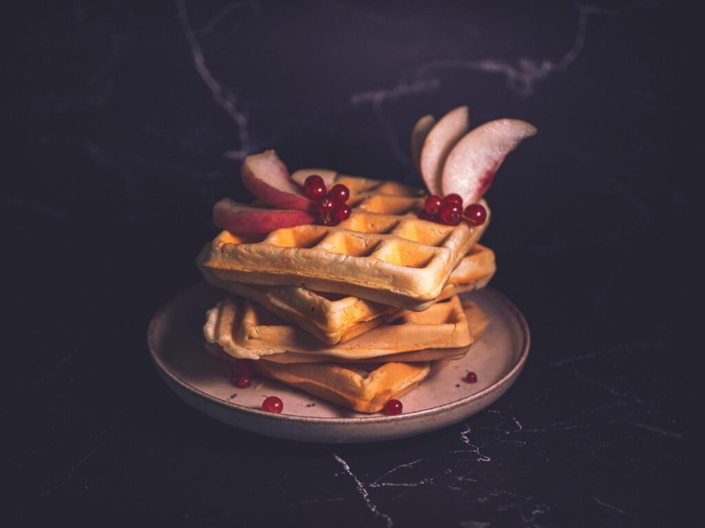 Gaufres maison - Cathy Adjogah photographe culinaire Toulouse, Studio Cathalyz