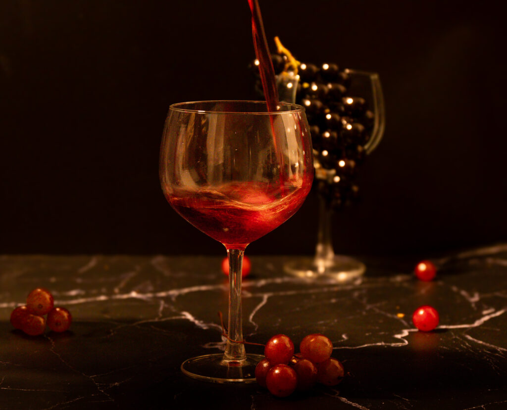 Verre de vin, français - Photographe culinaire à Toulouse, Cathy Adjogah