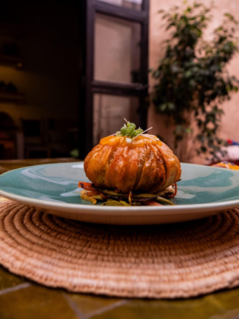 Pastilla marocaine, végétale - Cathy Adjogah photographe culinaire Toulouse